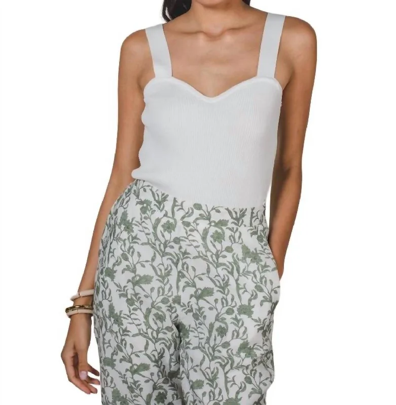 Deal of the Day Viola Knit Top In White