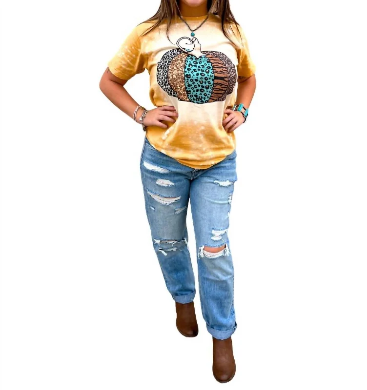 Sneak Peek Sale Wild About Fall Tee In Mustard