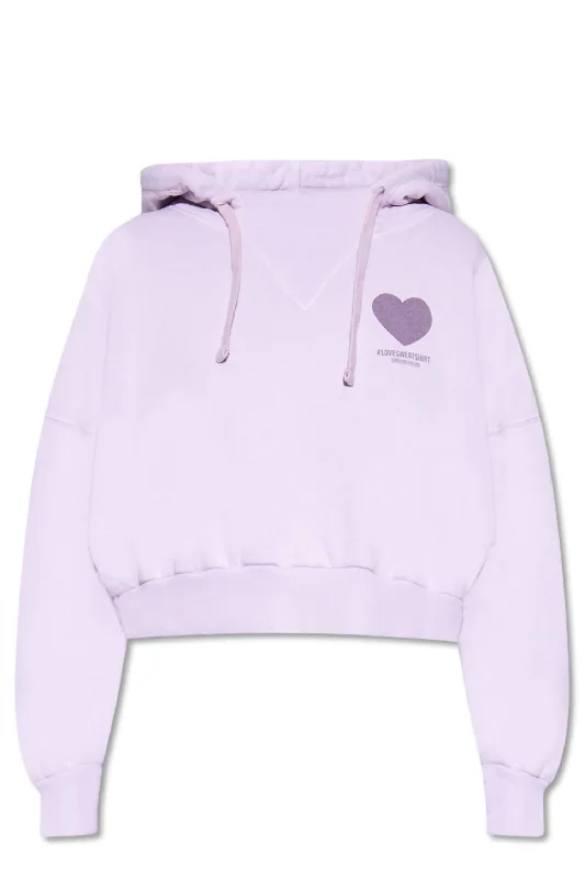 Midnight Madness Women Lavender Hoodie Pullover Sweatshirt In Purple