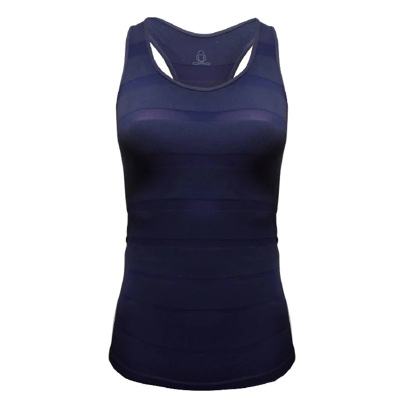 Huge Discounts Women York Racerback Tank Top In Navy Blue