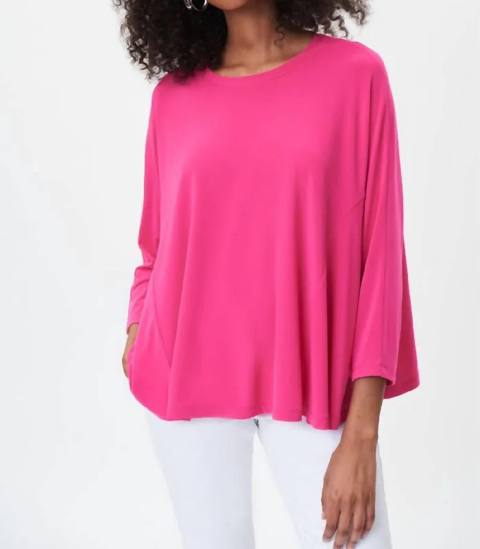 Super Deal Women's Top In Dazzle Pink
