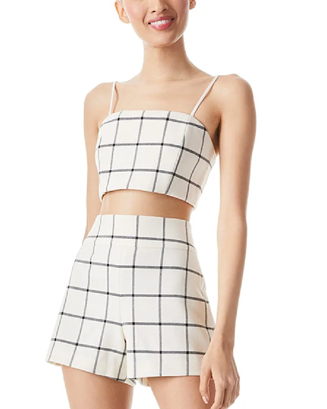 Extra Discounts alice + olivia Pearle Crop Top