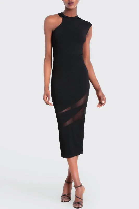 Price Drop Alert Amata Asymmetrical Crew Neck Top In Black