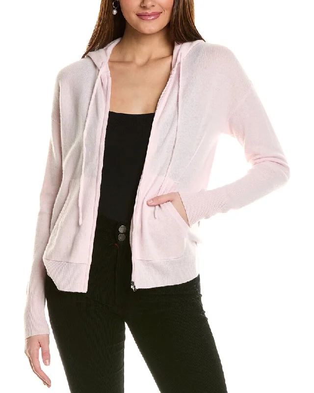 Major Savings Amicale Cashmere Easy Zip Cashmere Hoodie
