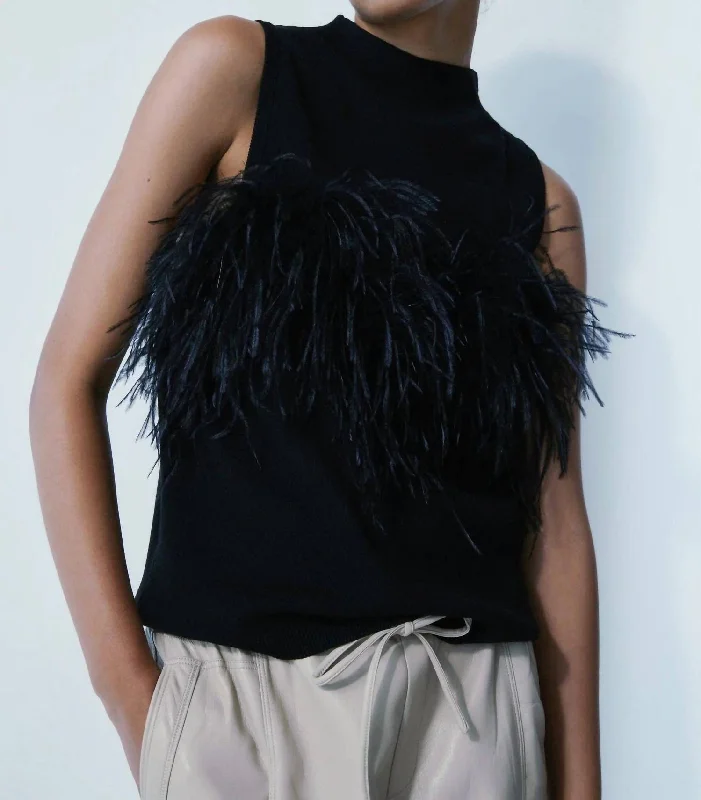 YEAR-End Clearance Anya Tank Top In Black