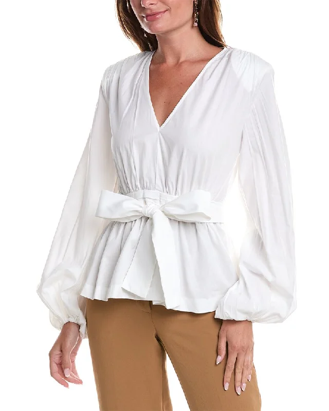 Daily Deals BCBGMAXAZRIA Poplin Blouse