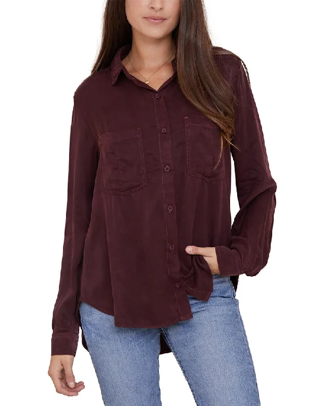 Price Cut Bella Dahl Seamed Pocket Shirt
