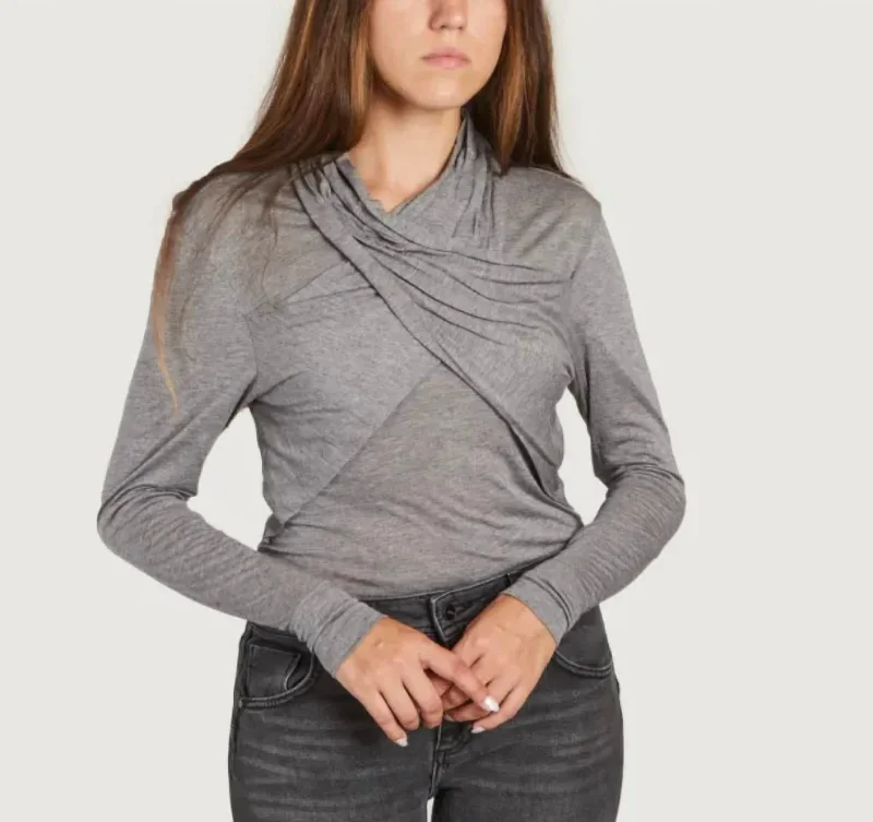 Early Access Bleiz Top In Dark Grey
