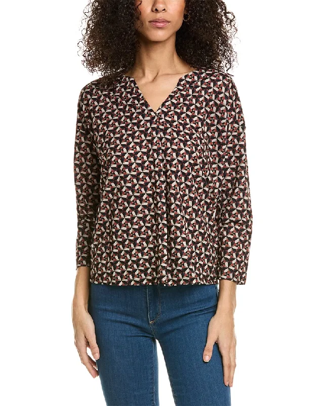 Last Chance Bobeau Pleat Neck Top