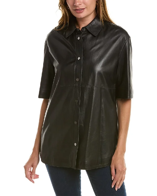 Year-End Sale Brunello Cucinelli Leather Shirt