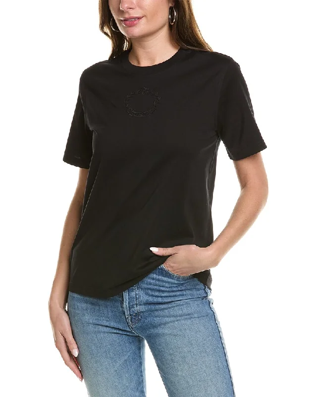 Special Buy Burberry Embroidered Oak Leaf Crest T-Shirt