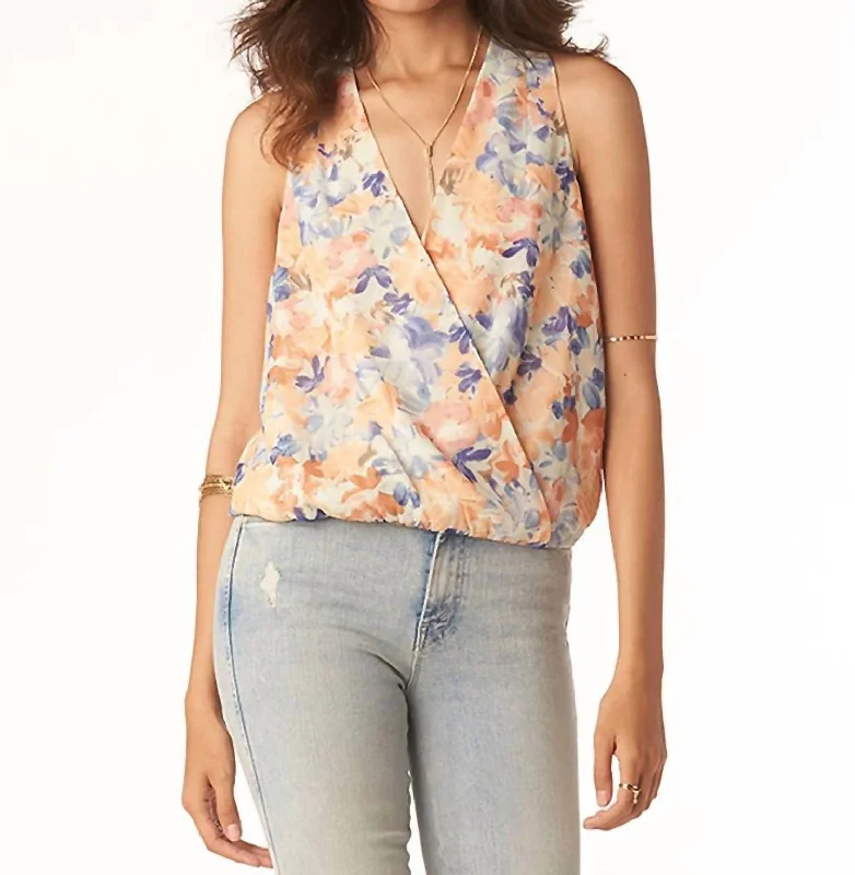 Stock Up and Save Carinna Top In Pressed Floral