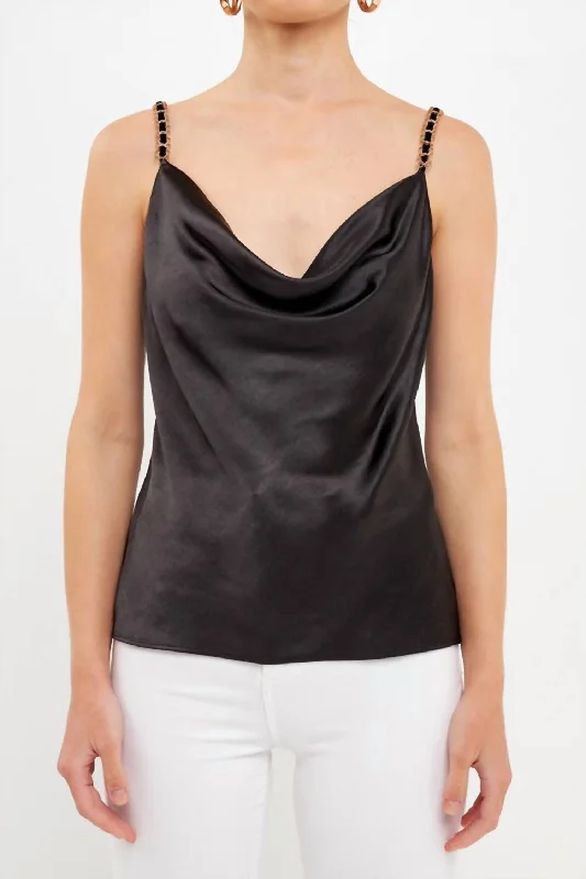 Price Break Chain Me Up Tank In Black