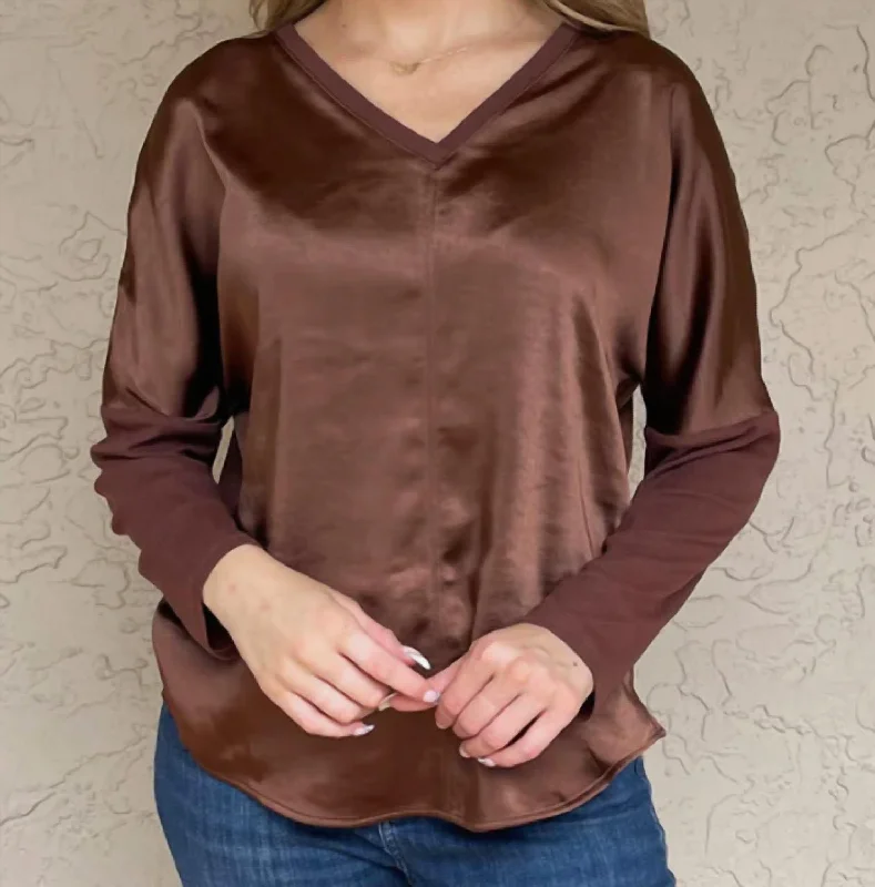 Discount Deals Cindy Top In Light Brown