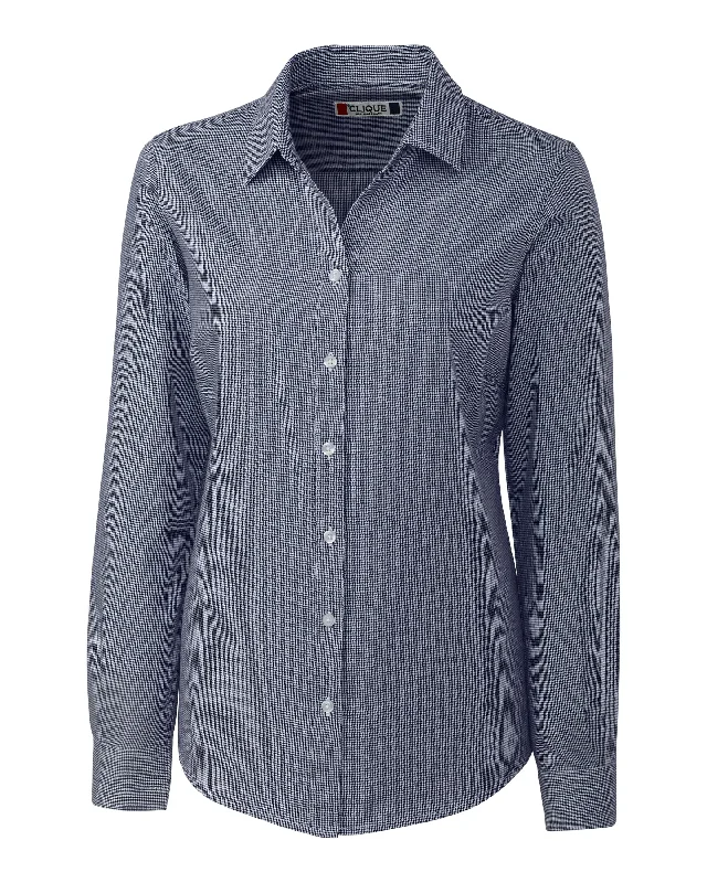 Can't Miss Clique L/S Granna Stain Resistant Houndstooth