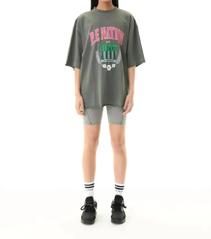 Big Discounts Division One Tee In Grey