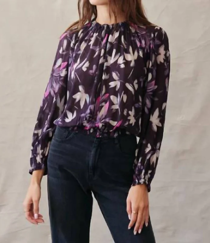 Factory Direct Sale Dolby In Plum  Floral