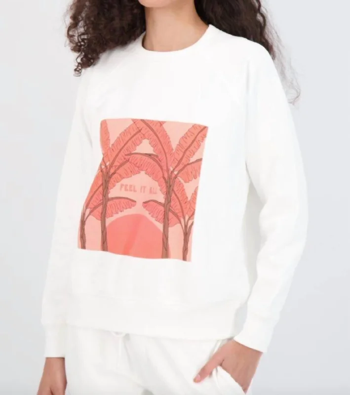 Unbeatable Prices Dune "feel It" Sweatshirt In White