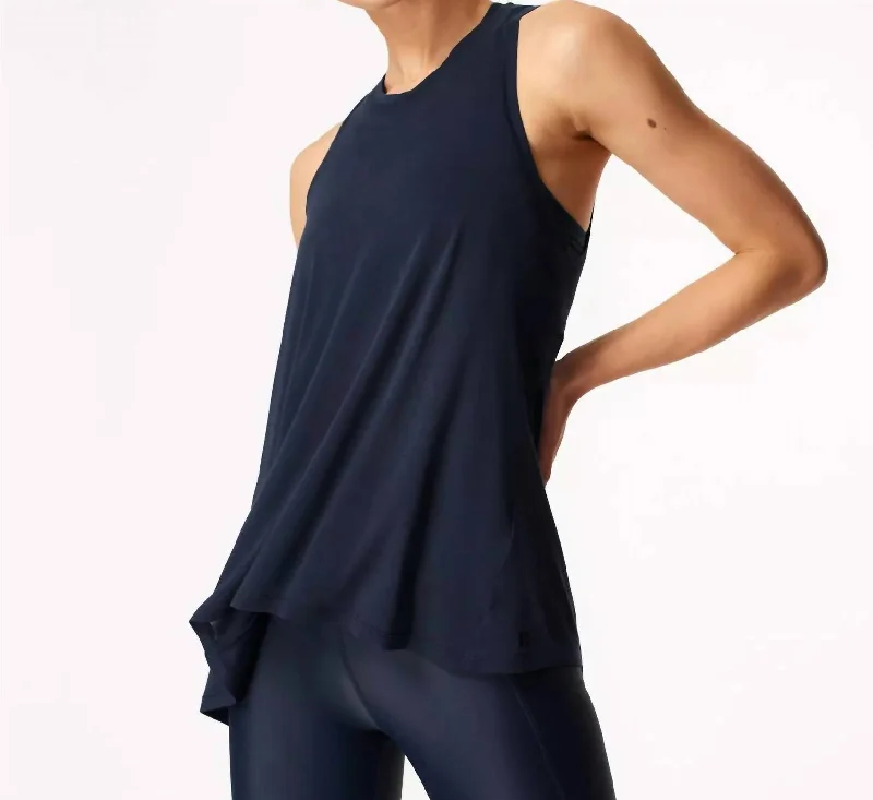 Extra Savings Easy Peazy Tank In Navy Blue