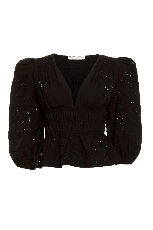 Seasonal Sale Elle Top In Black
