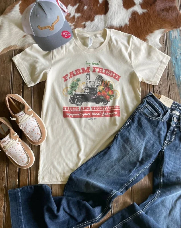Price Meltdown Farm Fresh Tee In White