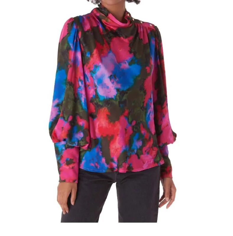 Lowest Price Florence Blouse In Blurred Floral