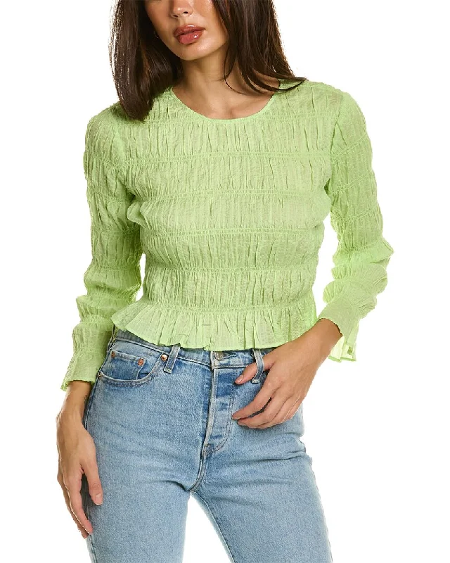 Big Savings FRAME Denim Ruched Top