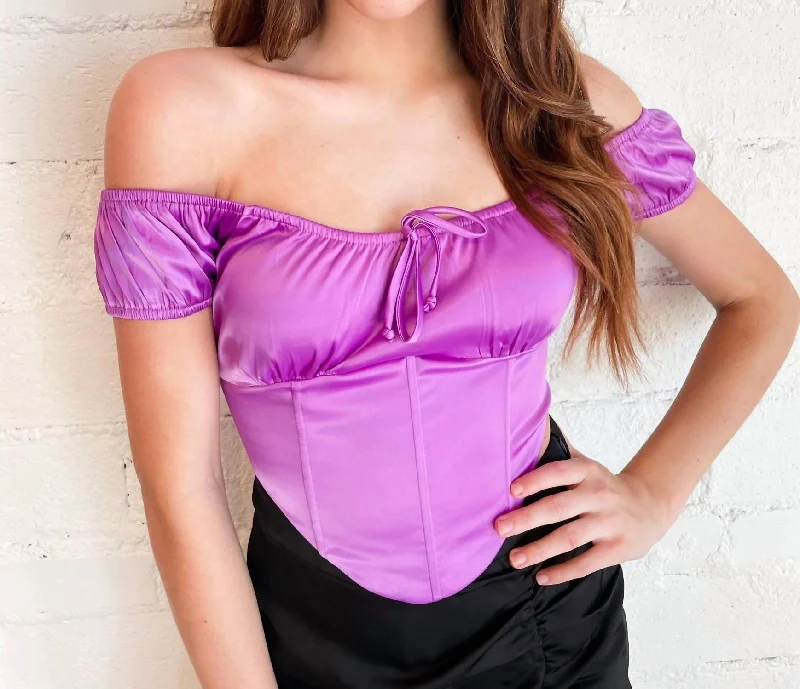 New Deals Garden Top In Violet