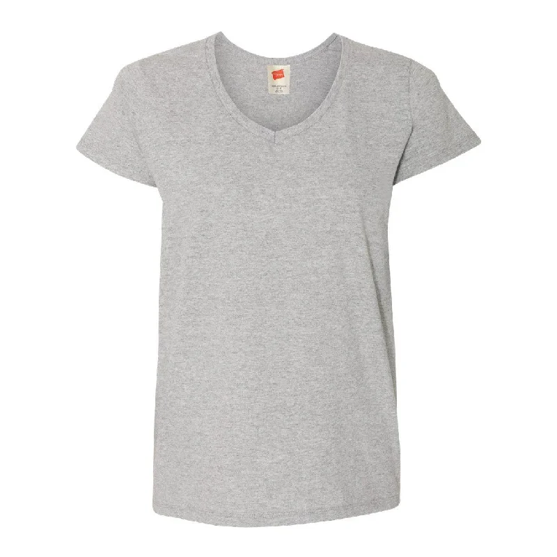 One-DAY Sale Hanes Essential-T Womens V-Neck T-Shirt