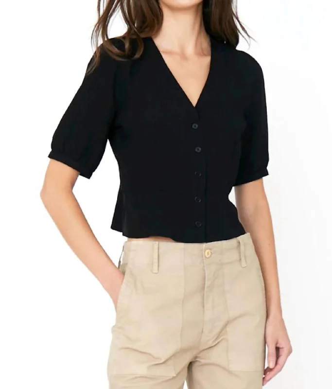 Instant Discount Jane Top In Black