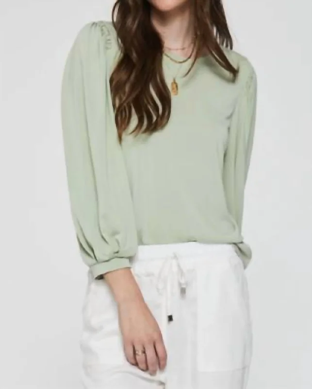 Exclusive Preview Jill Bell Top In Pistachio