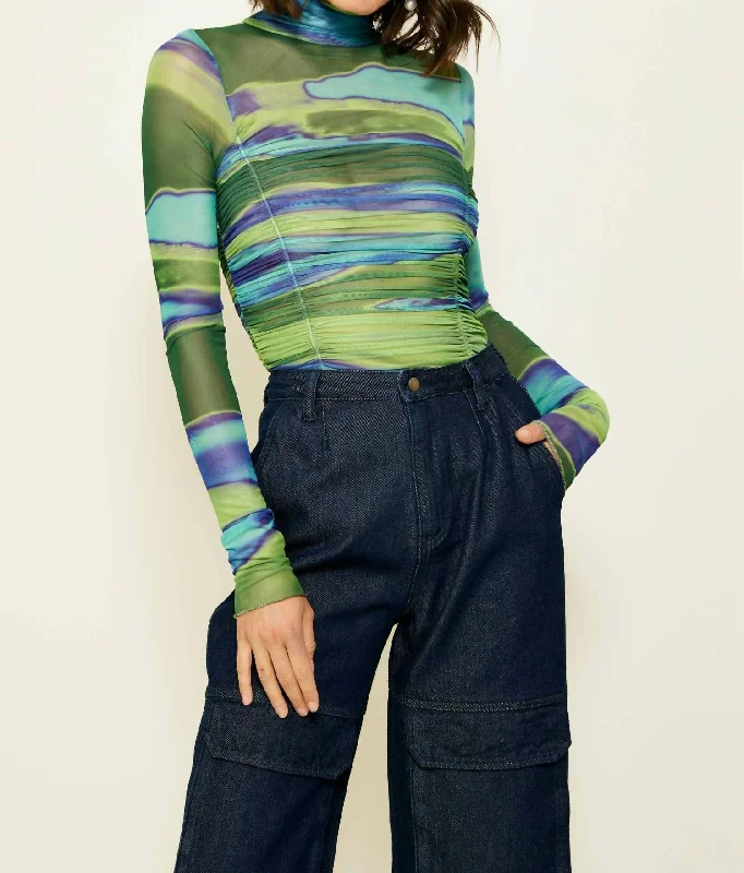 Weekend Special Joni Bodysuit In Navy Green