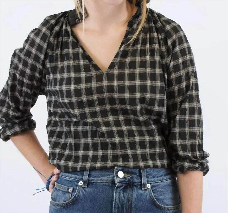 Low Prices Josephine Plaid Shirt In Black