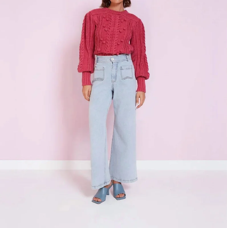 Big Discounts Lea Sweater In Fuschia