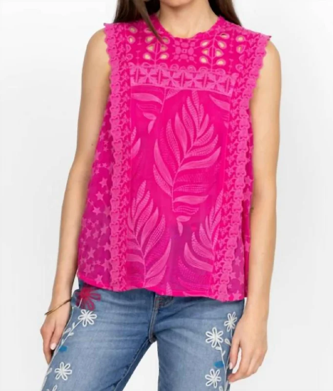 TIME-Limited Offer Leafy Concetta Blouse In Orcl