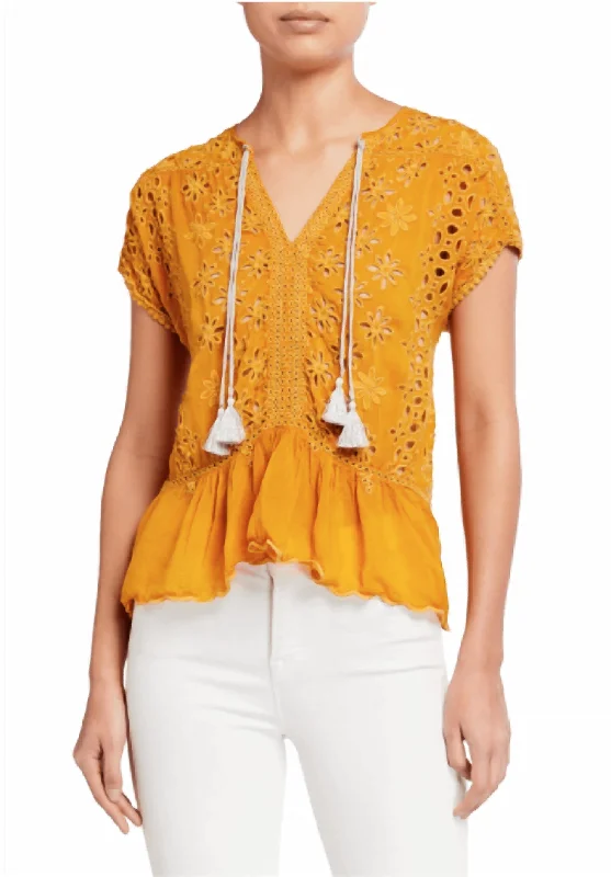 New Markdowns Leith Top In Persimmon