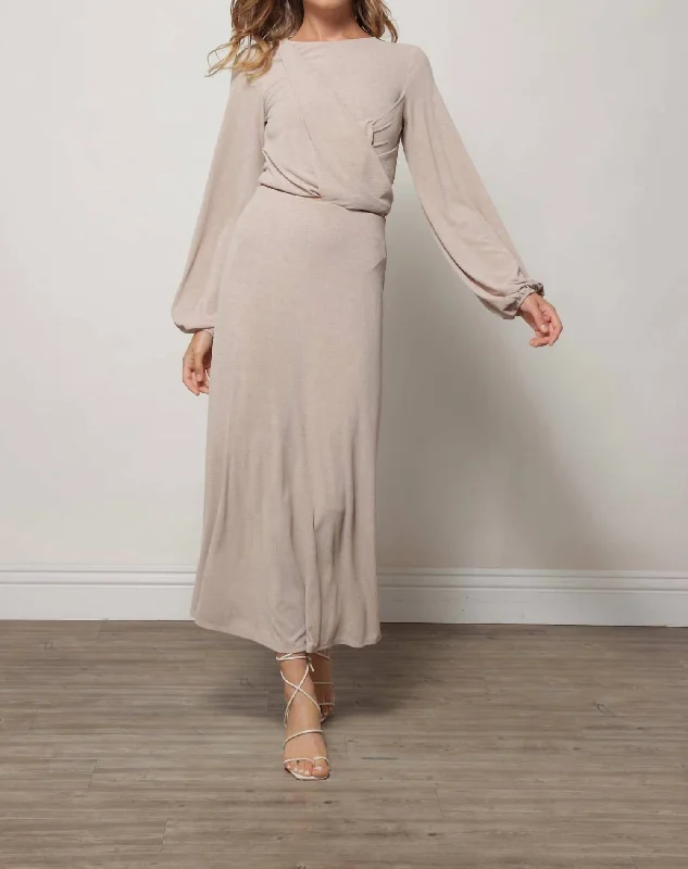 Steals and Deals Libra Knit Top In Natural