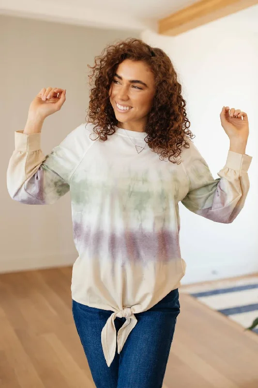 Overstock Living For The Weekend Top In Tie Dye