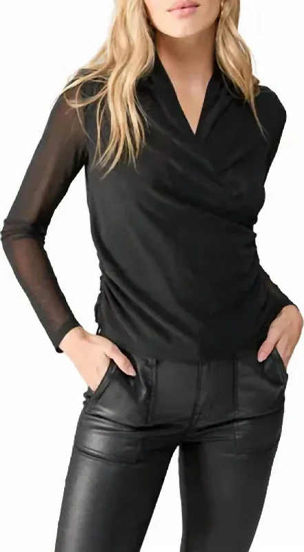 Limited Edition Love Is In The Air Top In Black