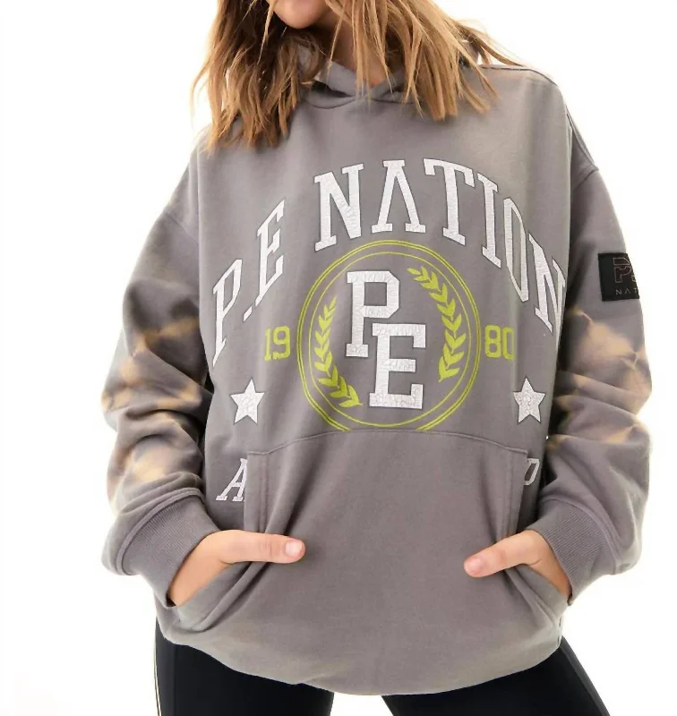 Can't Miss Mark One Hoodie In Grey