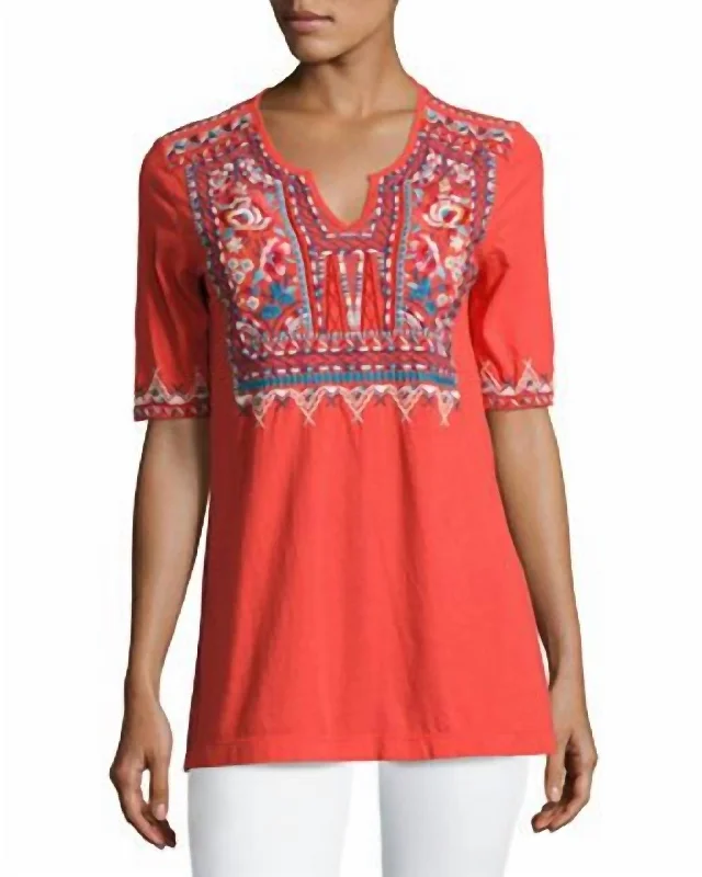Take Advantage Mina Boho Tunic In Hto