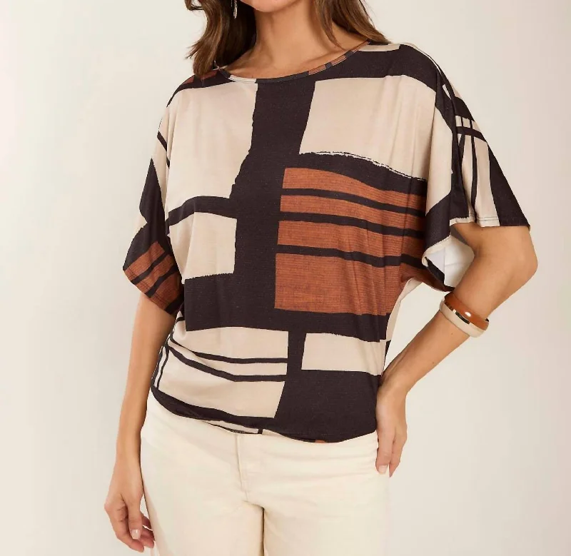 Time-Limited Offer Nala Matte Jersey Top In Brown
