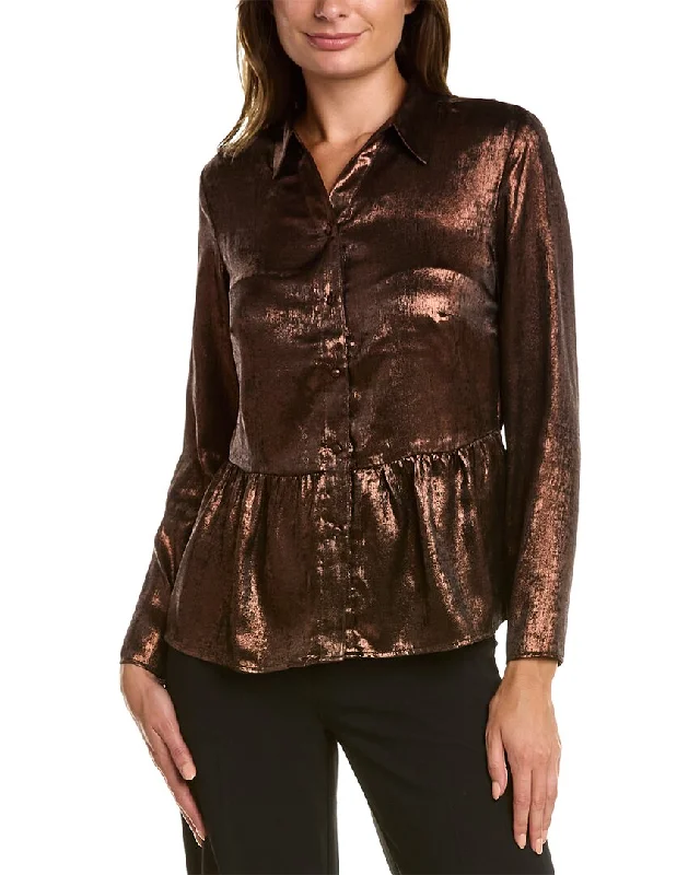 Quick Sale Nanette Nanette Lepore Metallic Blouse
