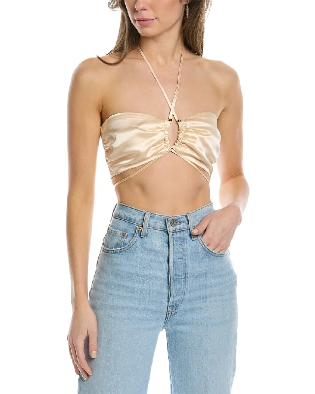 Deal Frenzy Nicholas Maura Silk Bra Top