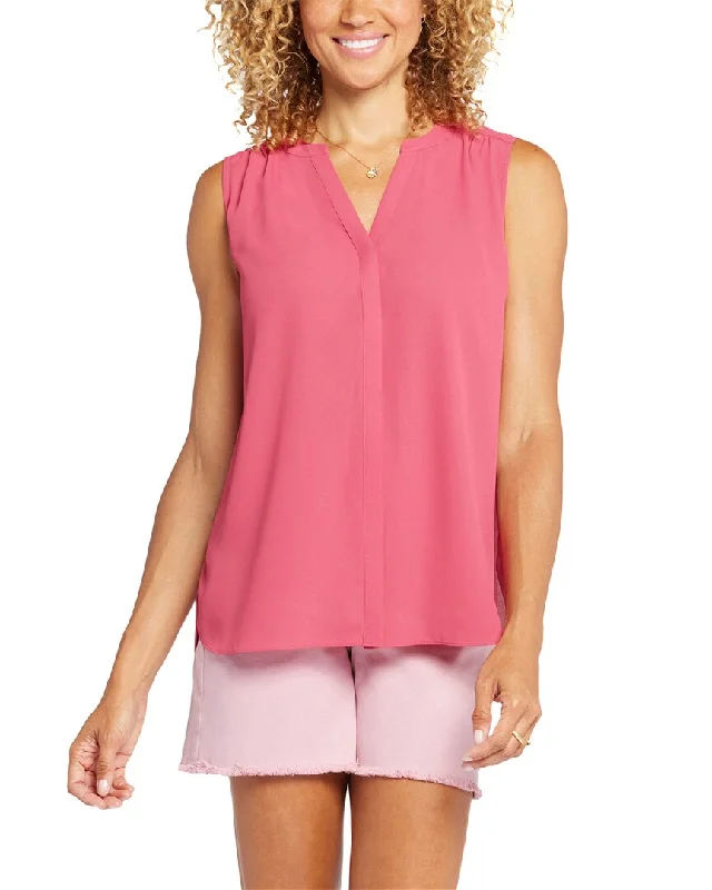 Super Deal NYDJ Pintuck Blouse