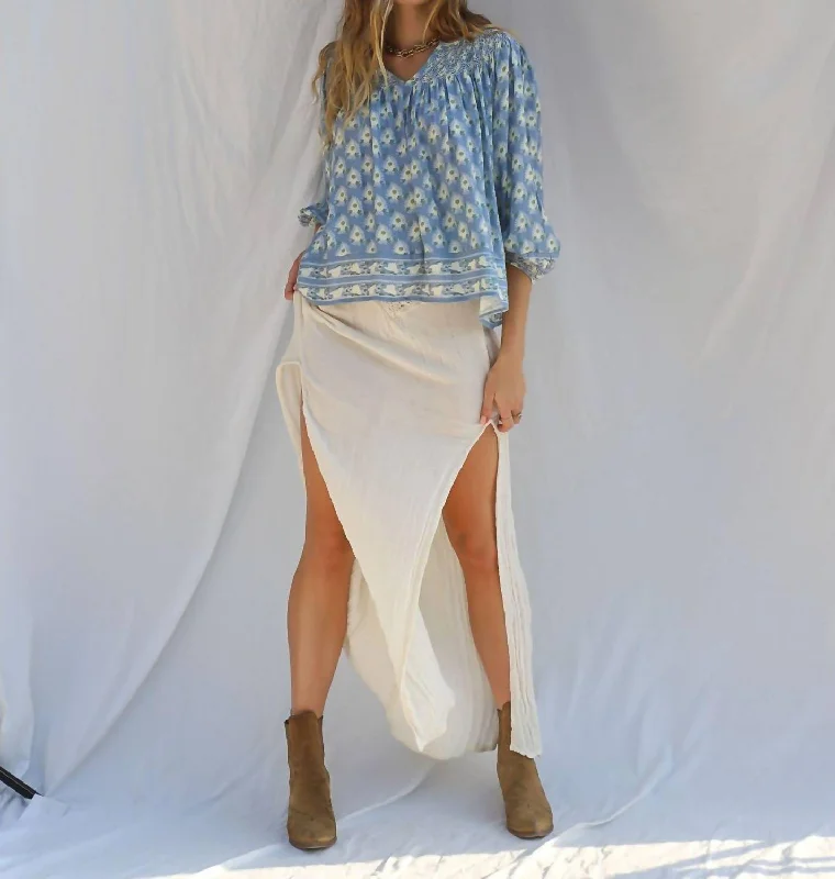 Fantastic Offers Octavia Blouse In Daydream Sky