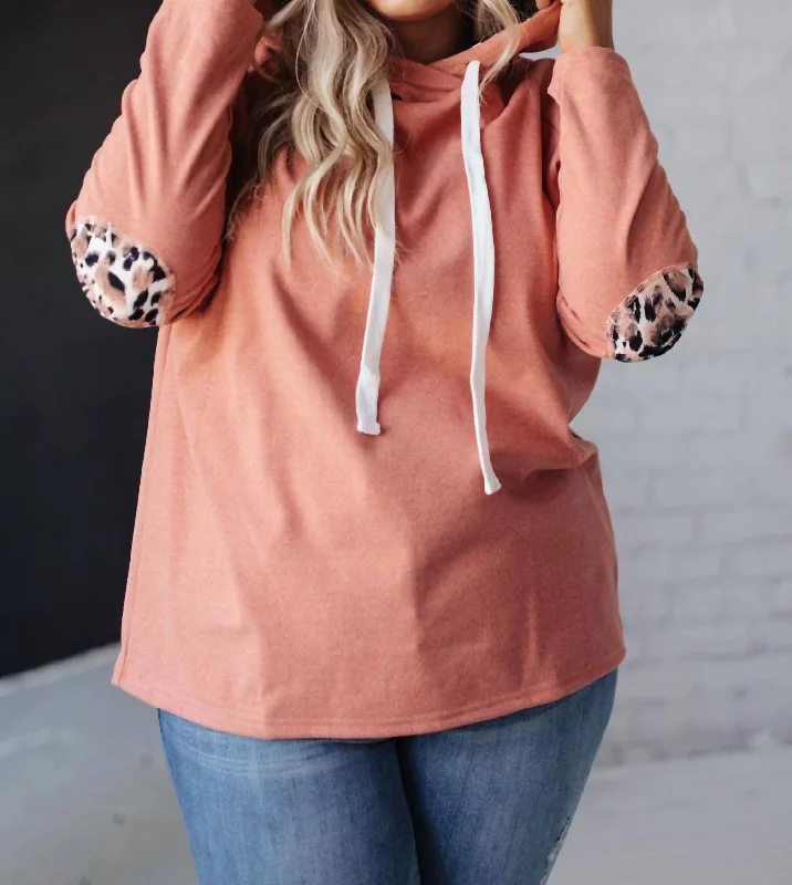 Inventory Reduction Patches + Spots Hoodie In Mauve