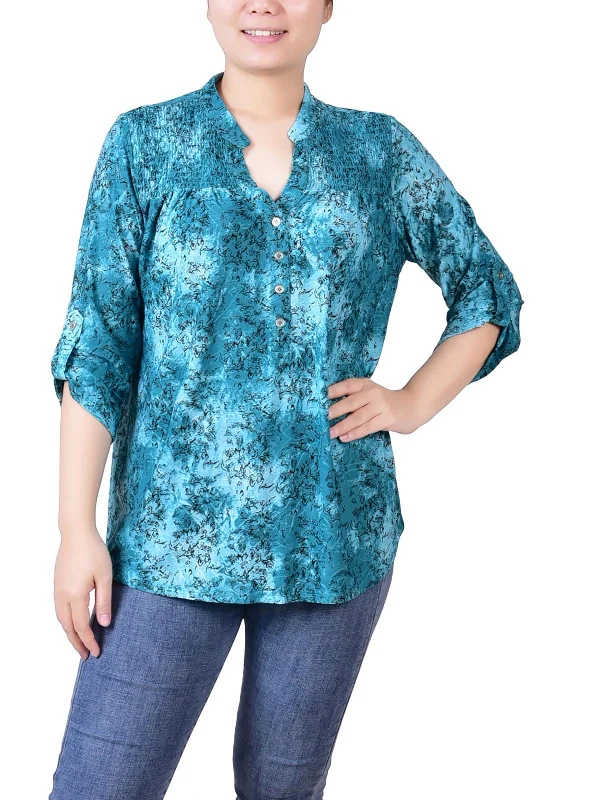 Friends and Family Sale Petites Womens Career Office Blouse