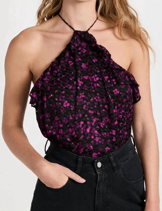 Daily Deals Pippin Top In Plum Black