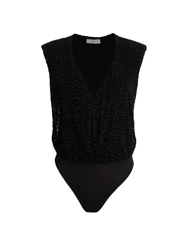 Deal Dash Regina Bodysuit In Black